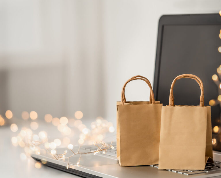 Winter holiday shopping online